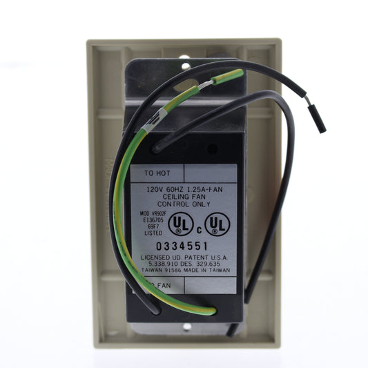 Quorum 7-1191-10 Almond Ceiling Fan Wall Control Slide