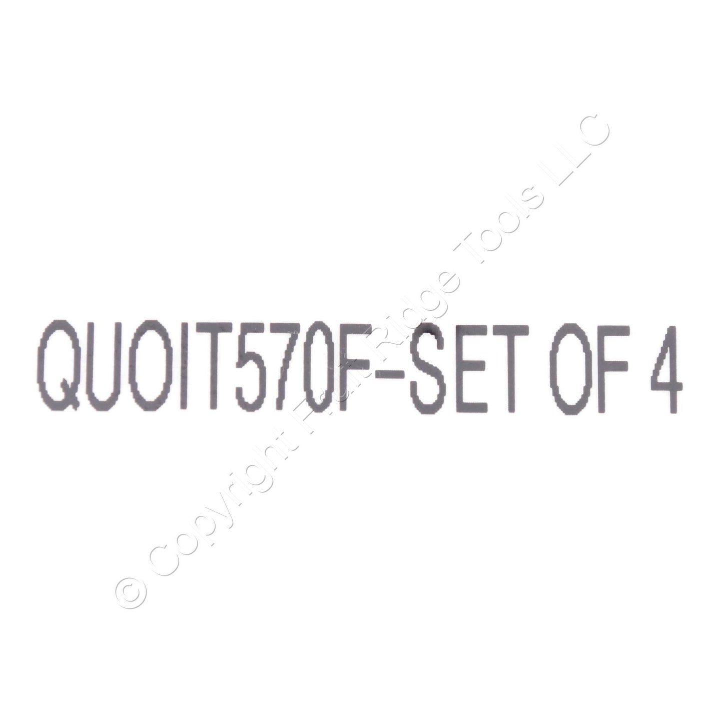 Quoizel Set of 4 White Glass Light Shade IT570F