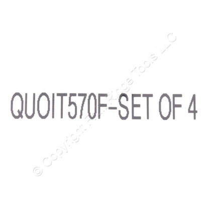 Quoizel Set of 4 White Glass Light Shade IT570F