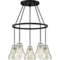 Quoizel 5-Light Earth Black Prophecy Chandelier 100w Medium Base PPY5005EK