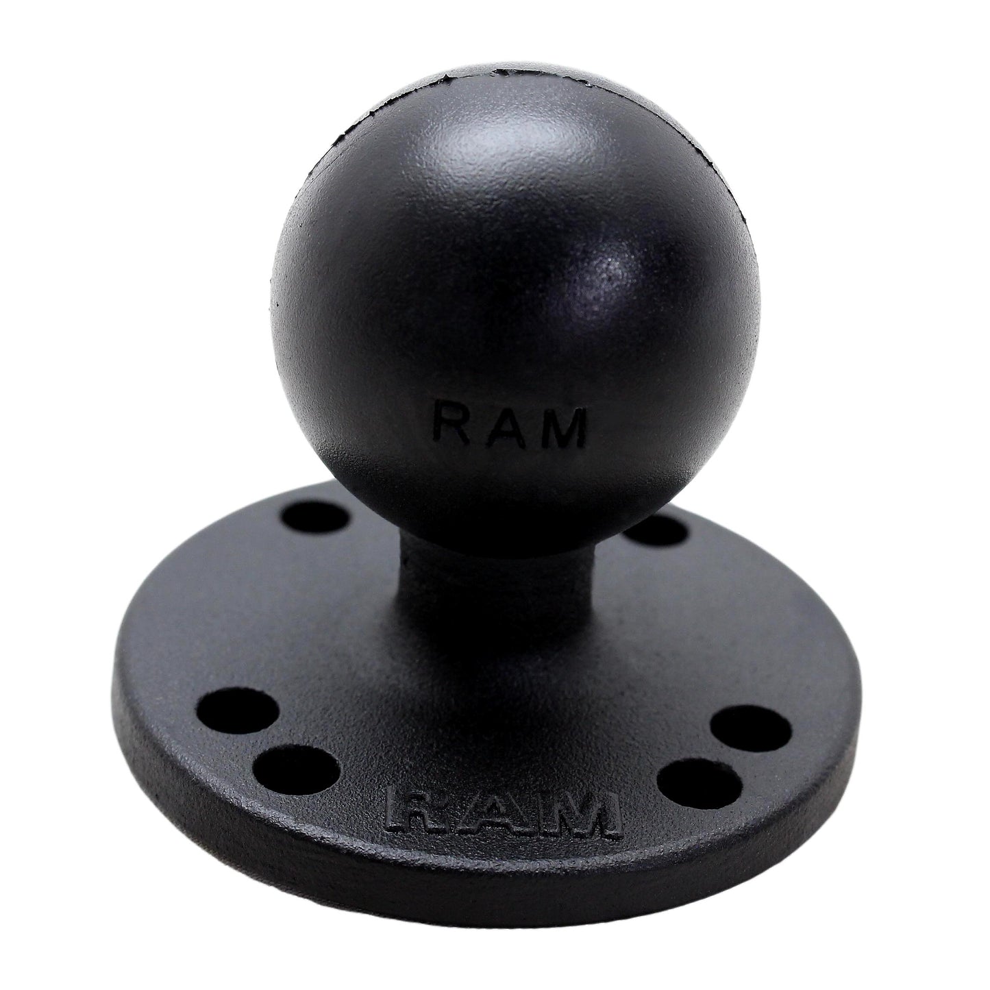 RAM� Mount 2.5" Pre-Drilled Round Plate C-Size 1.5" Ball & Steel Reinforced Bolt