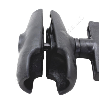 3pc RAM� 1.5" C-Size Ball Mount AMPS Round Button w/ 2.5" Base Single Socket Arm
