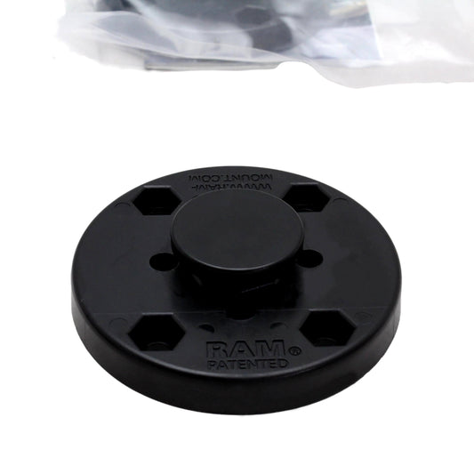 10pcs RAM� Composite Mount 2.5" Pre-Drilled Round Plate Octagon Button RAP-293U