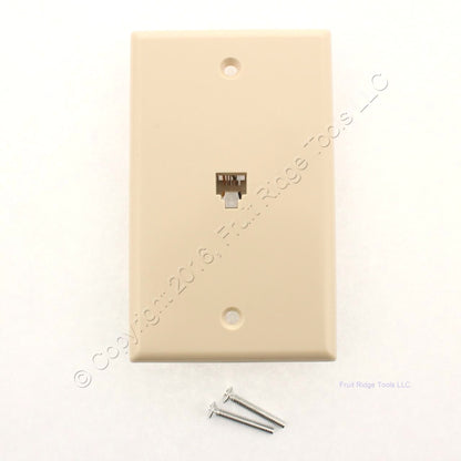 RCA Ivory Telephone Modular Wall Jack