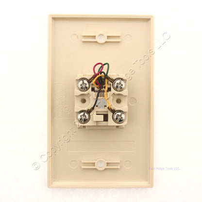 RCA Ivory Telephone Modular Wall Jack