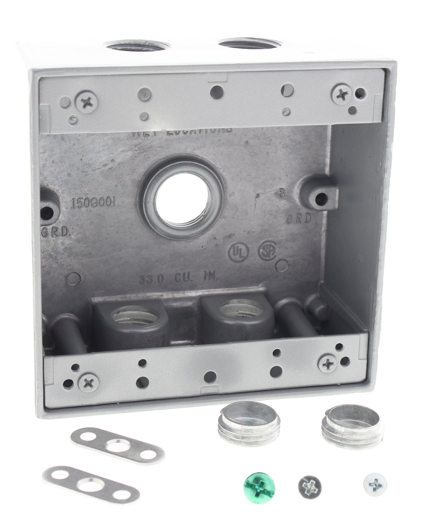 Red Dot 2IH5-1 Universal 2-Gang Stainless Weatherproof Outlet Box