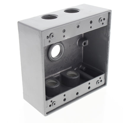 Red Dot 2IH5-1 Universal 2-Gang Stainless Weatherproof Outlet Box