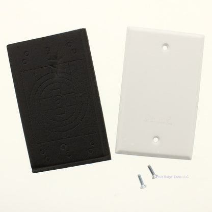 RedDot RCCBWH White Insulated Wet Location Blank Cover Wallplate