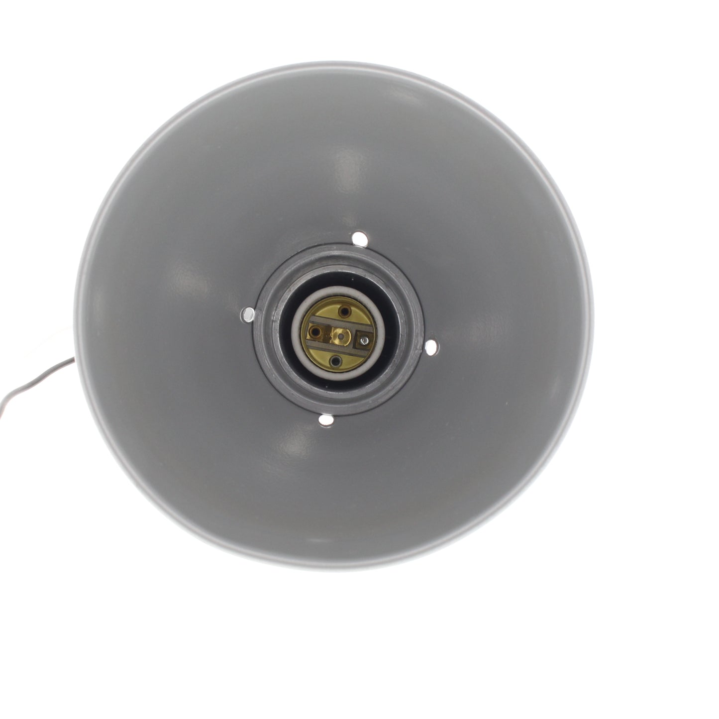 Red Dot WH90 Gray Die Cast Zinc Hooded Lampholder 5-1/2" Diameter 150 Watt Max