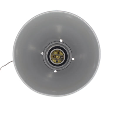 Red Dot WH90 Gray Die Cast Zinc Hooded Lampholder 5-1/2" Diameter 150 Watt Max