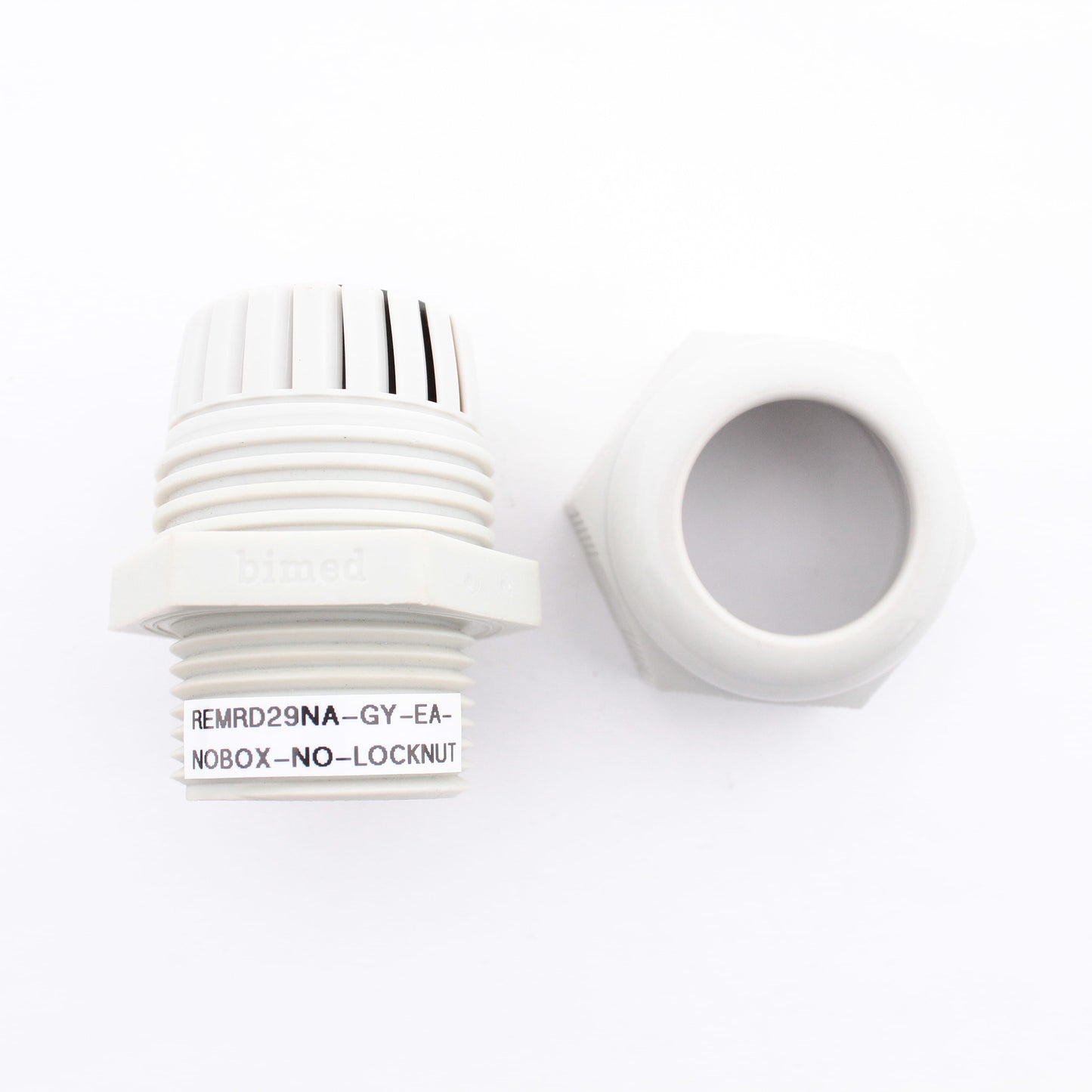 Remke RD29NA-GY Gray 1 Inch Dome Cap Cable Gland Cord Grip For 0.39-.071 No Lock