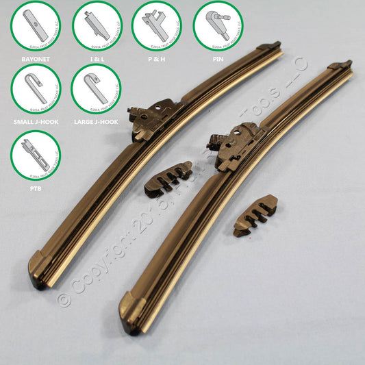 1 Pair Rain-X 5079274 16" Premium Latitude Windshield Wiper Blades