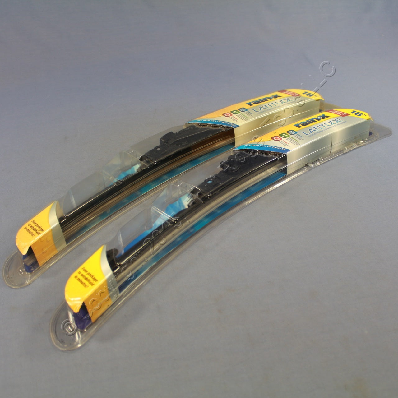 1 Pair Rain-X 5079274 16" Premium Latitude Windshield Wiper Blades