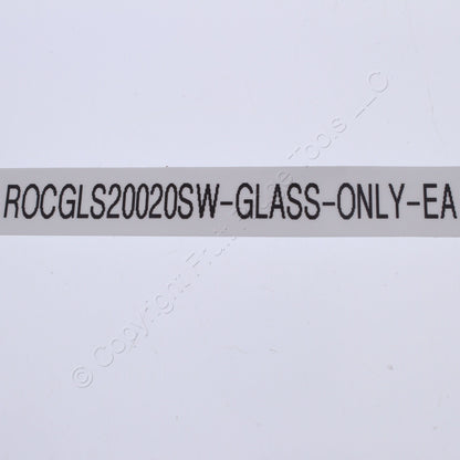 Glass only for Rocco 20026SWPC Multi-Tier Chandelier Satin White