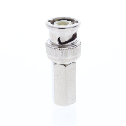 RadioShack 278-104 Silver Solderless UG-88 Male BNC Plug for RG59