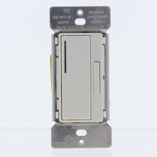 Cooper Aspire RTI RF9542-DLA Lt Almond Z-Wave Accessory Control Device 1P/3Way
