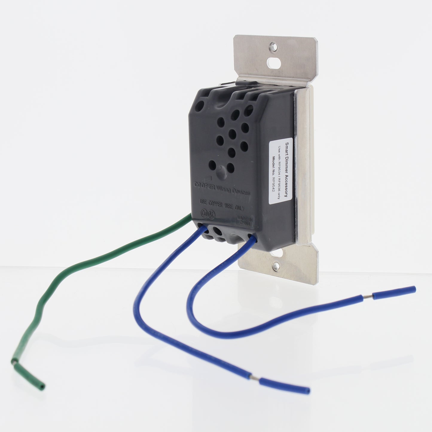 Cooper Aspire RTI RF9542-DLA Lt Almond Z-Wave Accessory Control Device 1P/3Way
