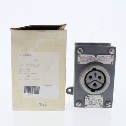 Russellstoll X.P. Receptacle 2W3P 20AMP. 125-250VAC 4462