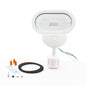 Satco 65-106 LED Single Head Security LT Motion Sensor 4000K White Finish