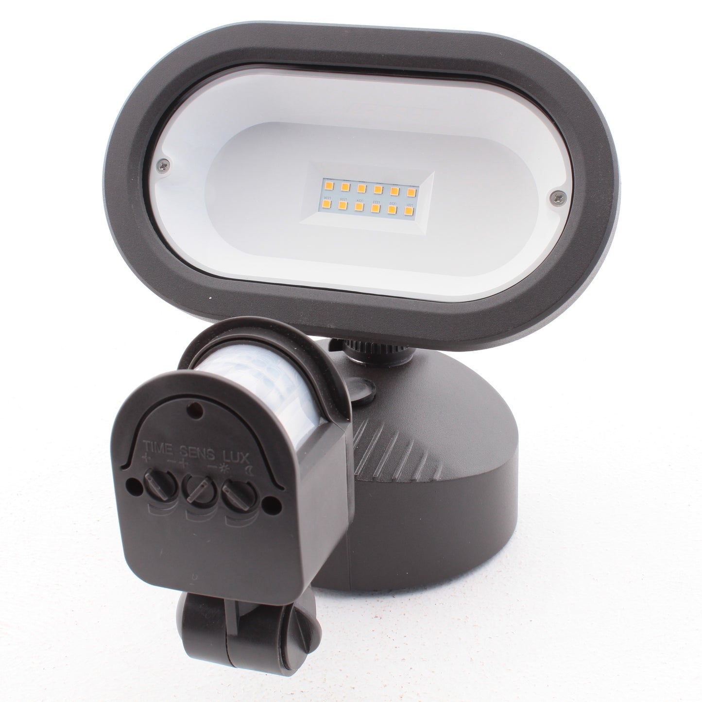 Nuvo 65-092 LED Security Light 4000K Single Head Motion Sensor Bronze Finish