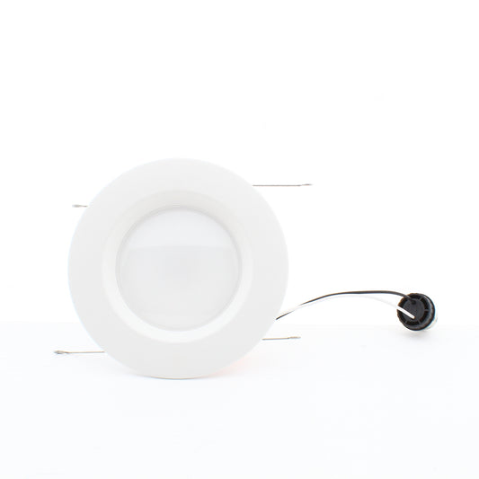 Satco 6" 9W White Recessed Downlight Dimmable 800Im 120V 4000K
