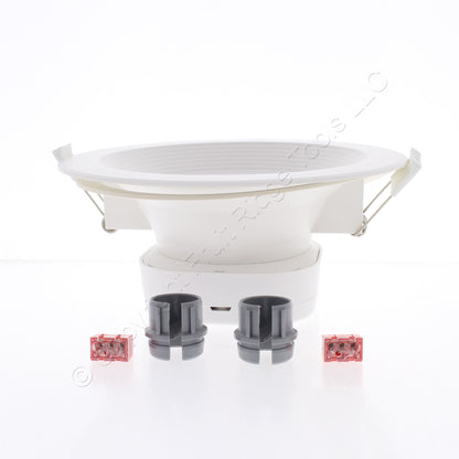 Satco 29027 LED 5"-6" Retrofit 9 Watt Dimmable White Round Downlight 120 Volt