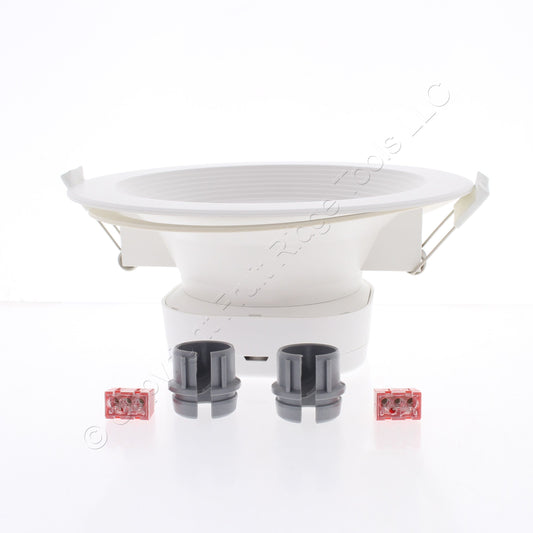 Satco 29027 LED 5"-6" Retrofit 9 Watt Dimmable White Round Downlight 120 Volt