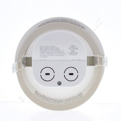 Satco 29027 LED 5"-6" Retrofit 9 Watt Dimmable White Round Downlight 120 Volt
