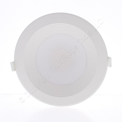 Satco 29027 LED 5"-6" Retrofit 9 Watt Dimmable White Round Downlight 120 Volt