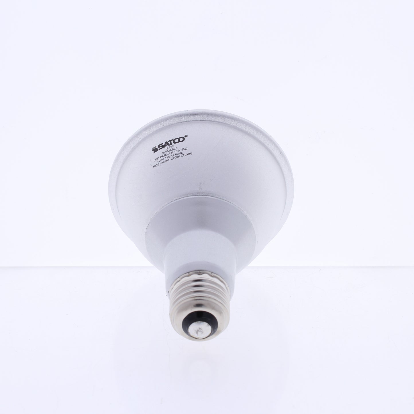 Satco S9425 LED Indoor Outdoor Medium Base 13W 2700K PAR30 Dimmable Light Bulb