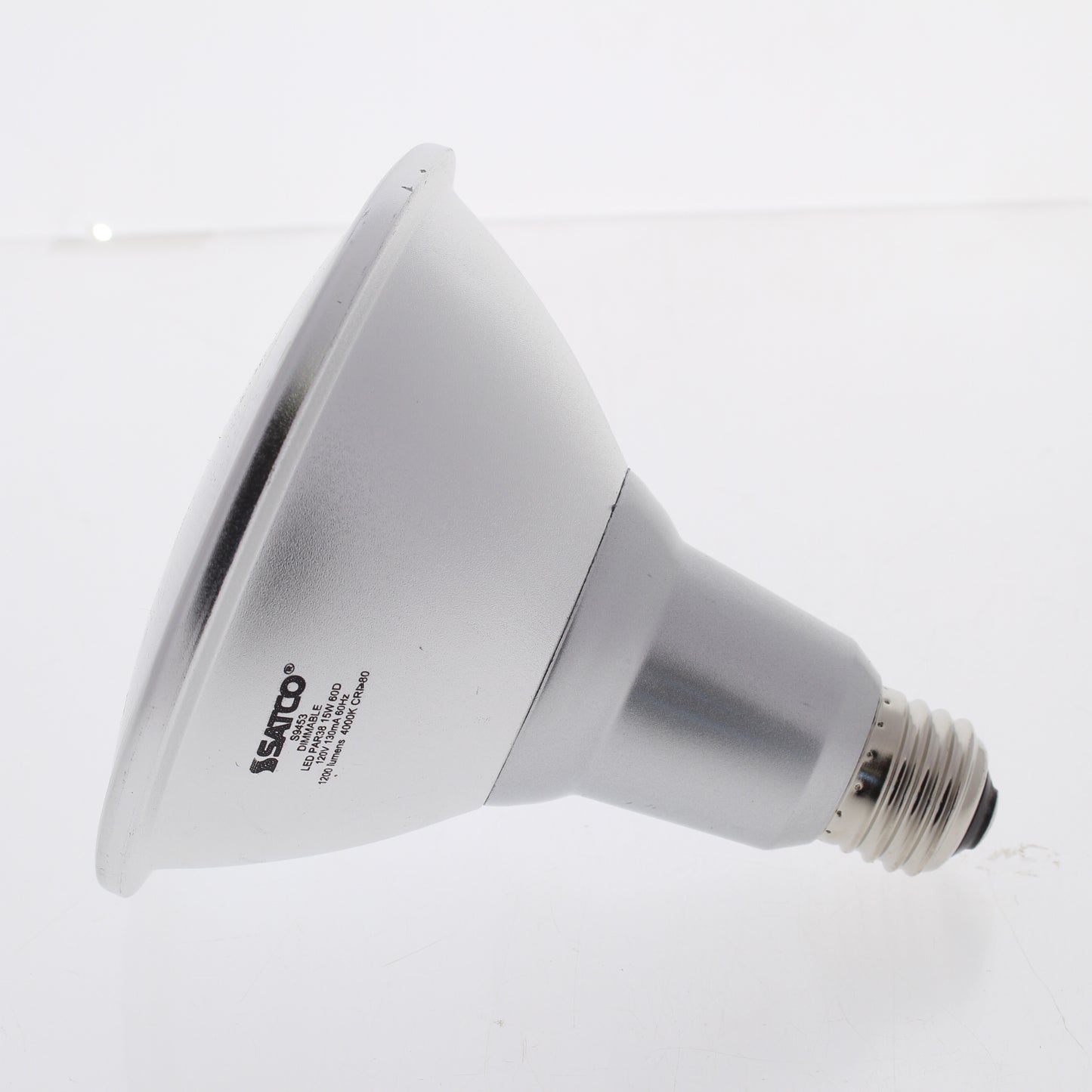Satco 15W LED PAR 38 Dimmable 4000K Cool White 90W Replacement S9453