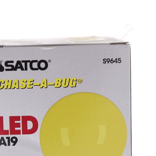 Satco S9645 2W E26 LED Orange/Yellow Light Bulb Medium Base 200 Lumens 25W Equiv
