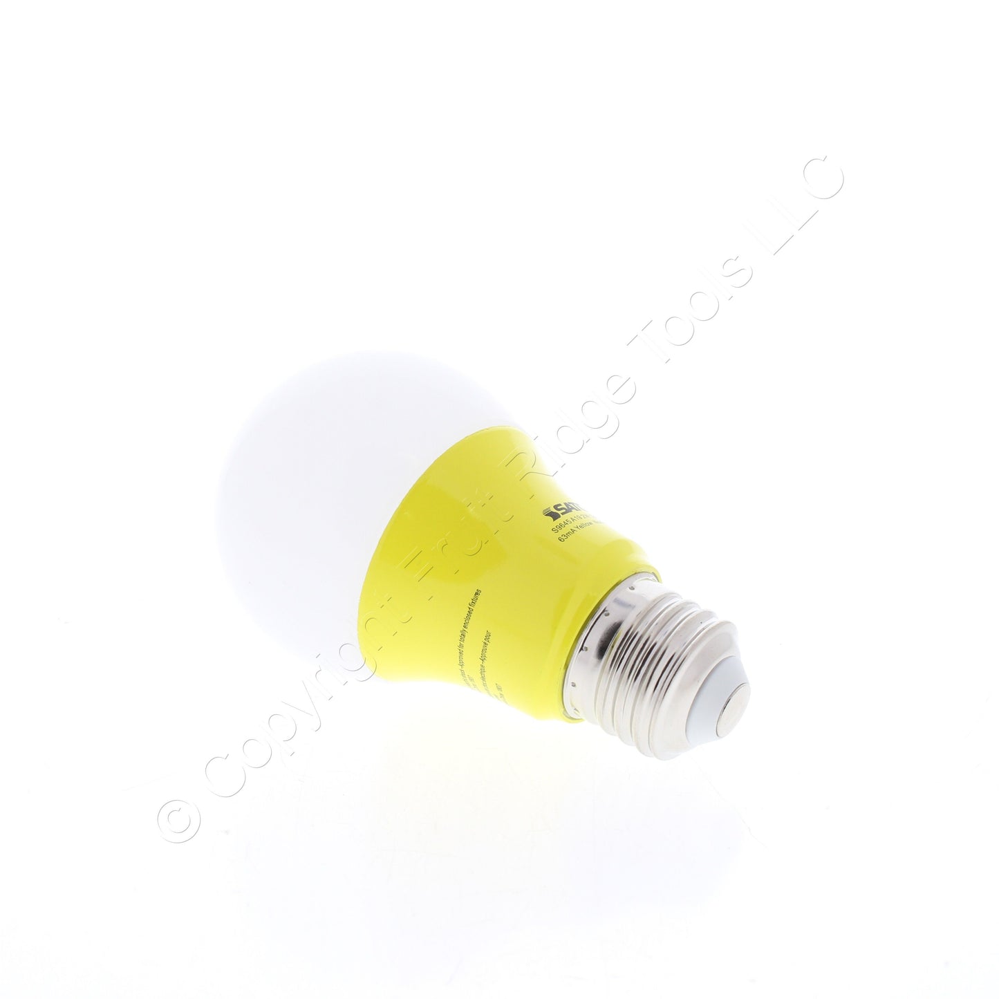 Satco S9645 2W E26 LED Orange/Yellow Light Bulb Medium Base 200 Lumens 25W Equiv