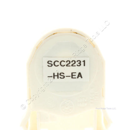 Stucchi 2231-HS White Fluorescent Lamp Holder 600V 660W