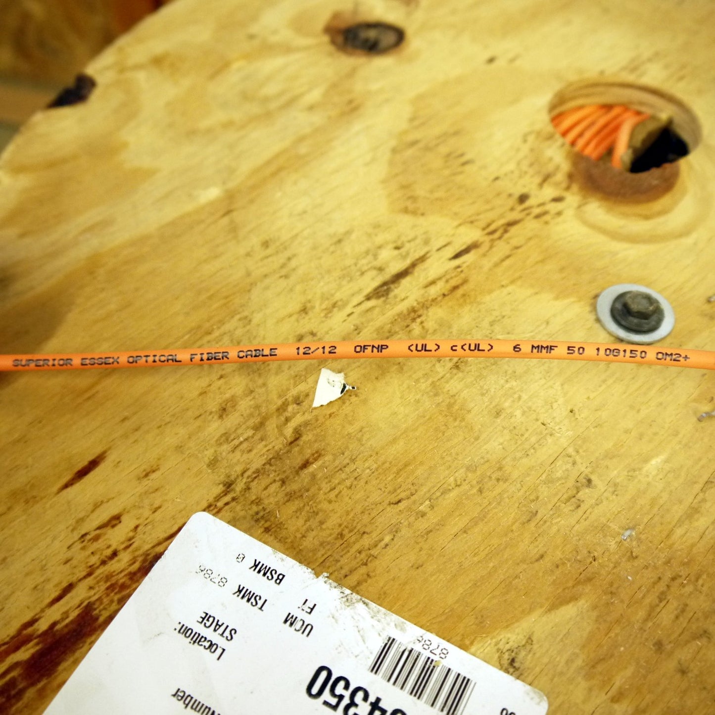 8784ft Superior Essex 6-Fib Premise OFNP 10G Multi-Mode Plenum Fiber Optic Cable