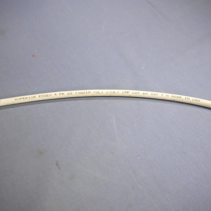 146-Foot Superior Essex White 10Gain Category 6A CMP Riser-Rated Cable 6A-272-4B