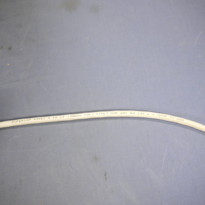 149-Foot Superior Essex White 10Gain Category 6A CMP Riser-Rated Cable 6A-272-4B