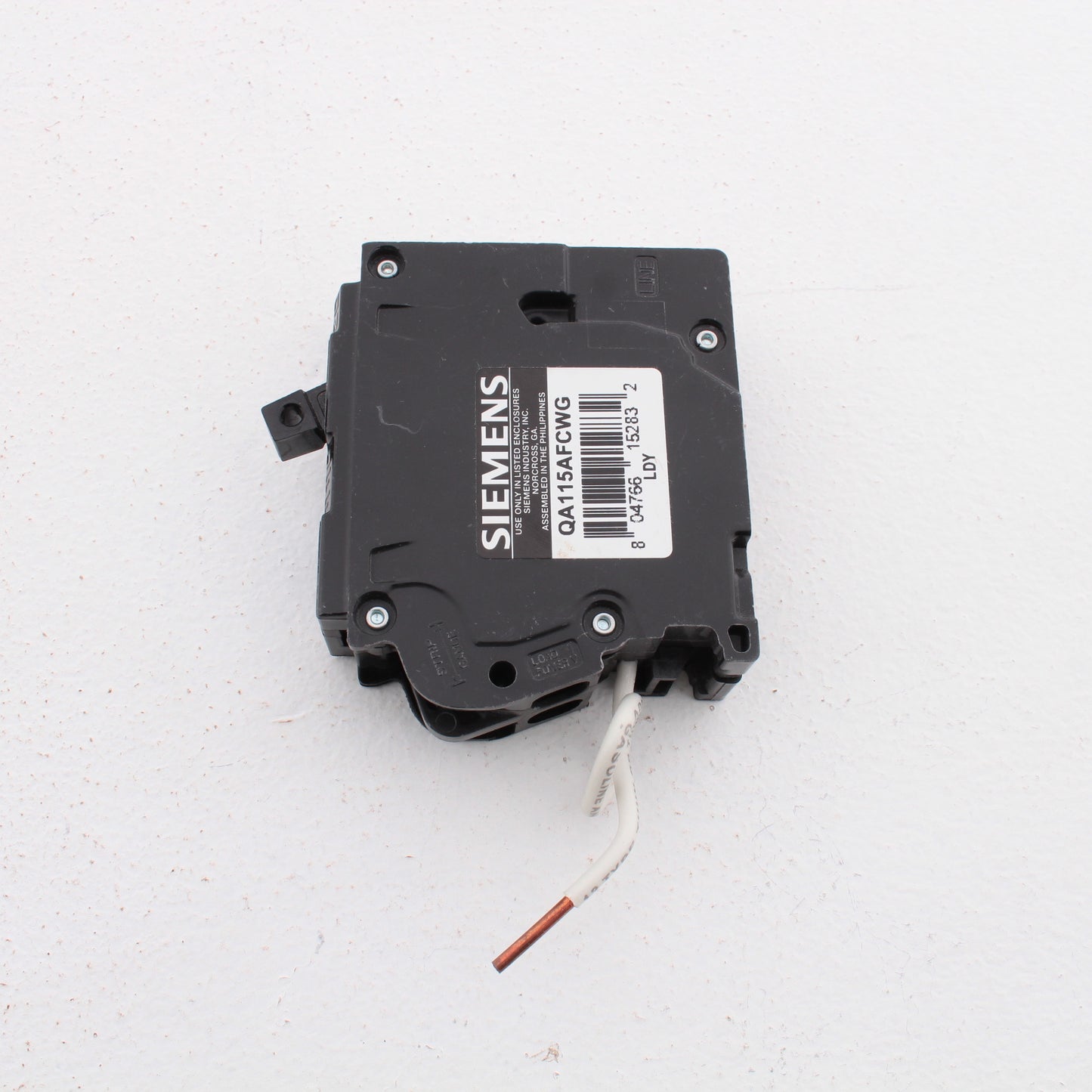 Siemens Combination Type Arc Fault 15A Circuit Interrupter Wireguide 120V
