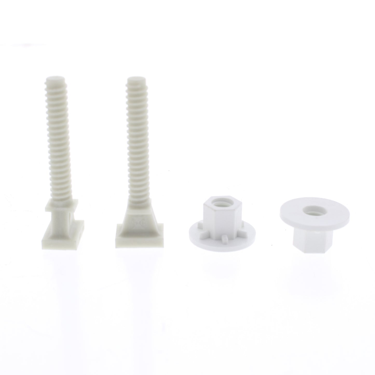Pair Sioux Plumb Perfect Nylon Closet Bolts 2-1/2" Corrosion Proof 425-PB