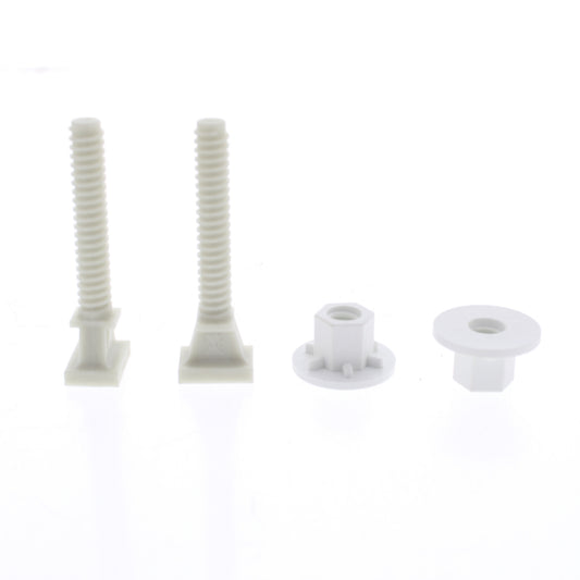 Pair Sioux Plumb Perfect Nylon Closet Bolts 2-1/2" Corrosion Proof 425-PB