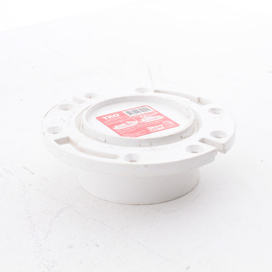 Sioux Chief #SC886-4PTS 4" x 4" K/O Open Closet Flange Hub Flush to Floor Spigot