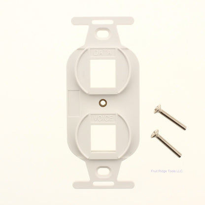 SignaMax 106A-2-WH 2-Port 106 Type Keystone
