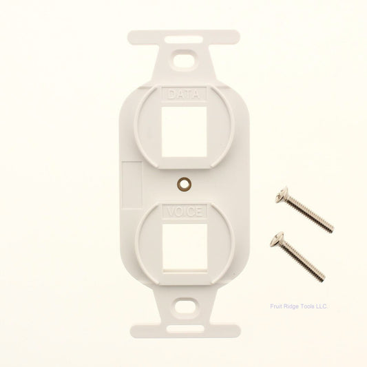 SignaMax 106A-2-WH 2-Port 106 Type Keystone