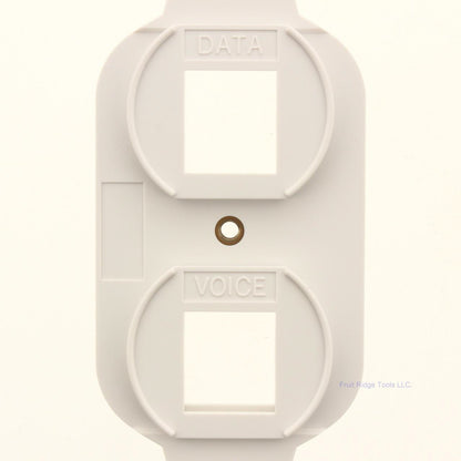 SignaMax 106A-2-WH 2-Port 106 Type Keystone