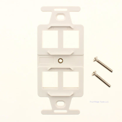 SignaMax 4-Port 106 Type Keystone 106A-4-WH