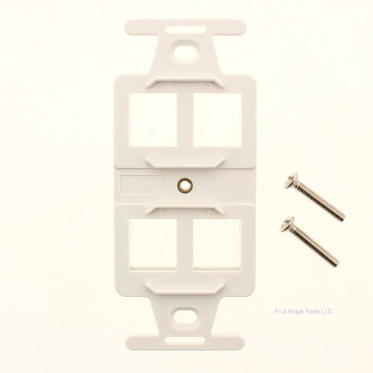 SignaMax 4-Port 106 Type Keystone 106A-4-WH