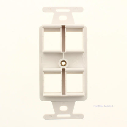 SignaMax 4-Port 106 Type Keystone 106A-4-WH