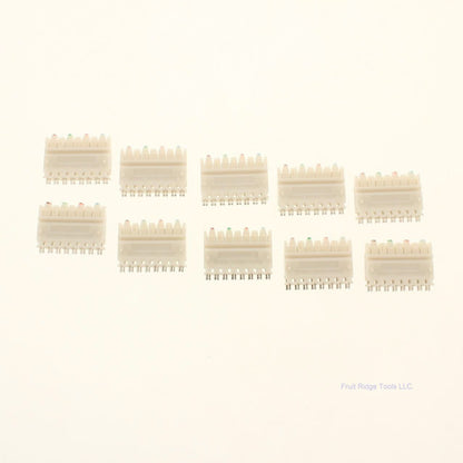 10pk SignaMax 8 Pin 110 IDC Connectors C-4 Clip Blocks Terminal Patch 110CB-4PR