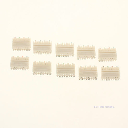 10pk SignaMax 8 Pin 110 IDC Connectors C-4 Clip Blocks Terminal Patch 110CB-4PR