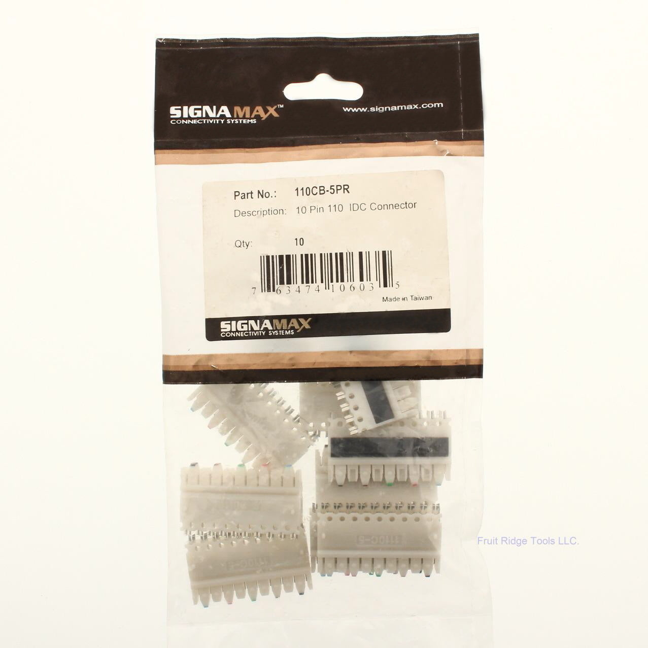 10 Pack SignaMax 10 Pin 110 IDC Connectors 110CB-5PR